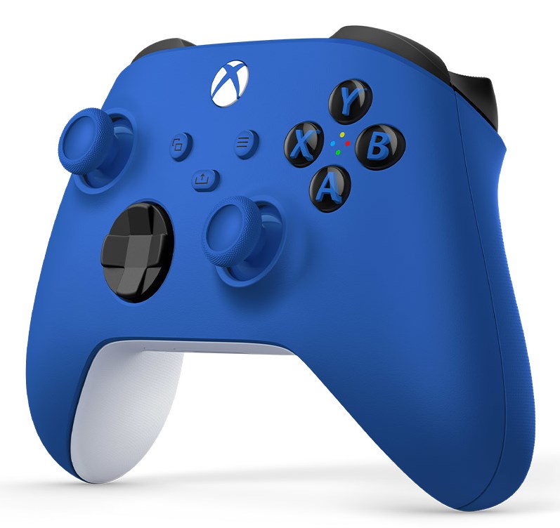 Microsoft Xbox Wireless Controller Blue Bluetooth/USB Gamepad Analogue / Digital Xbox One, Xbox One S, Xbox One X-1