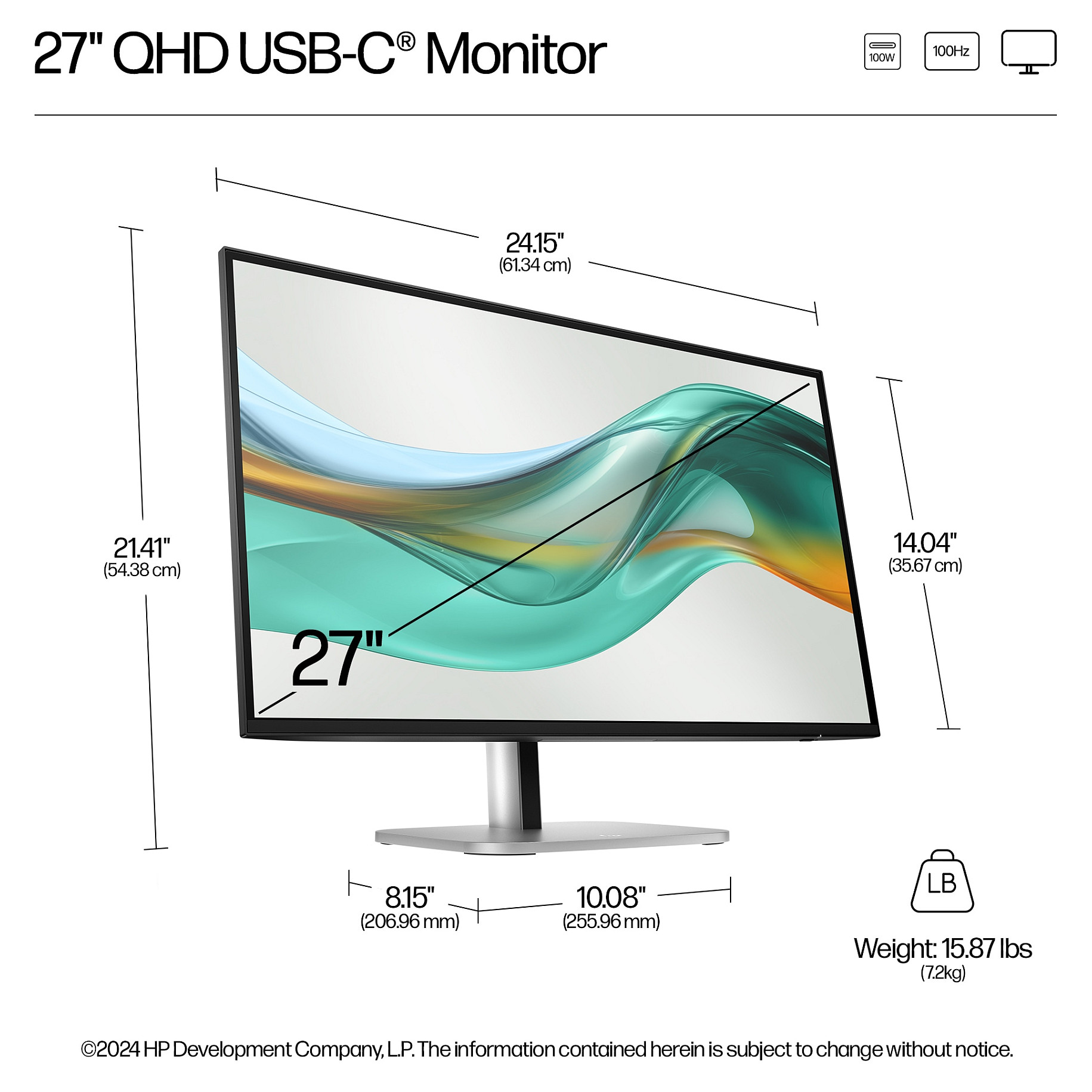 Monitor HP Series 5 Pro 27 (27" QHD, USB-C)-10