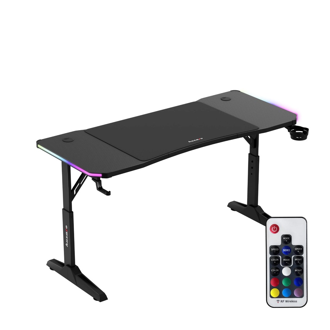 Biurko gamingowe HUZARO Hero 3.6 RGB Black-0