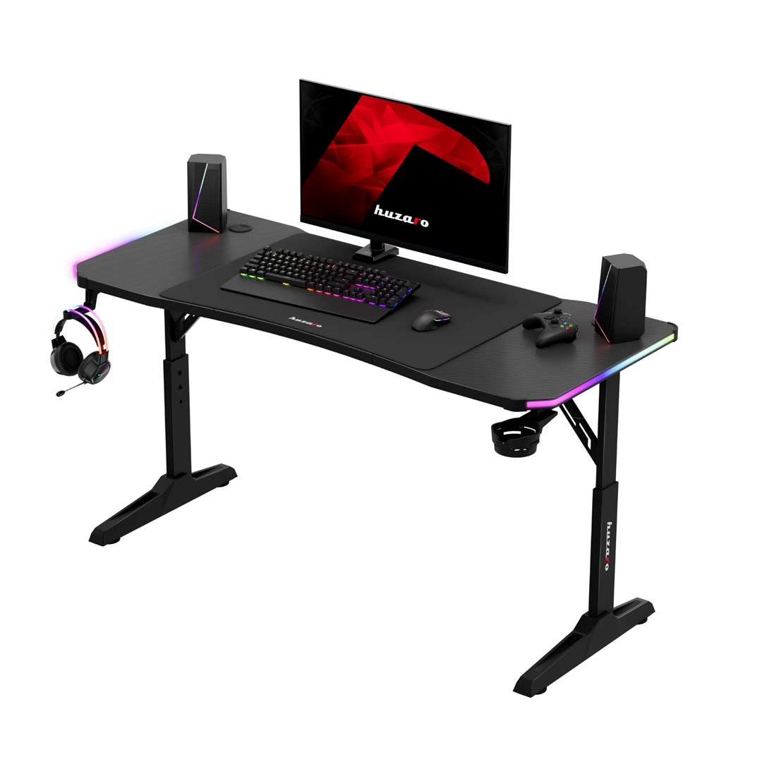 Biurko gamingowe HUZARO Hero 3.6 RGB Black-3