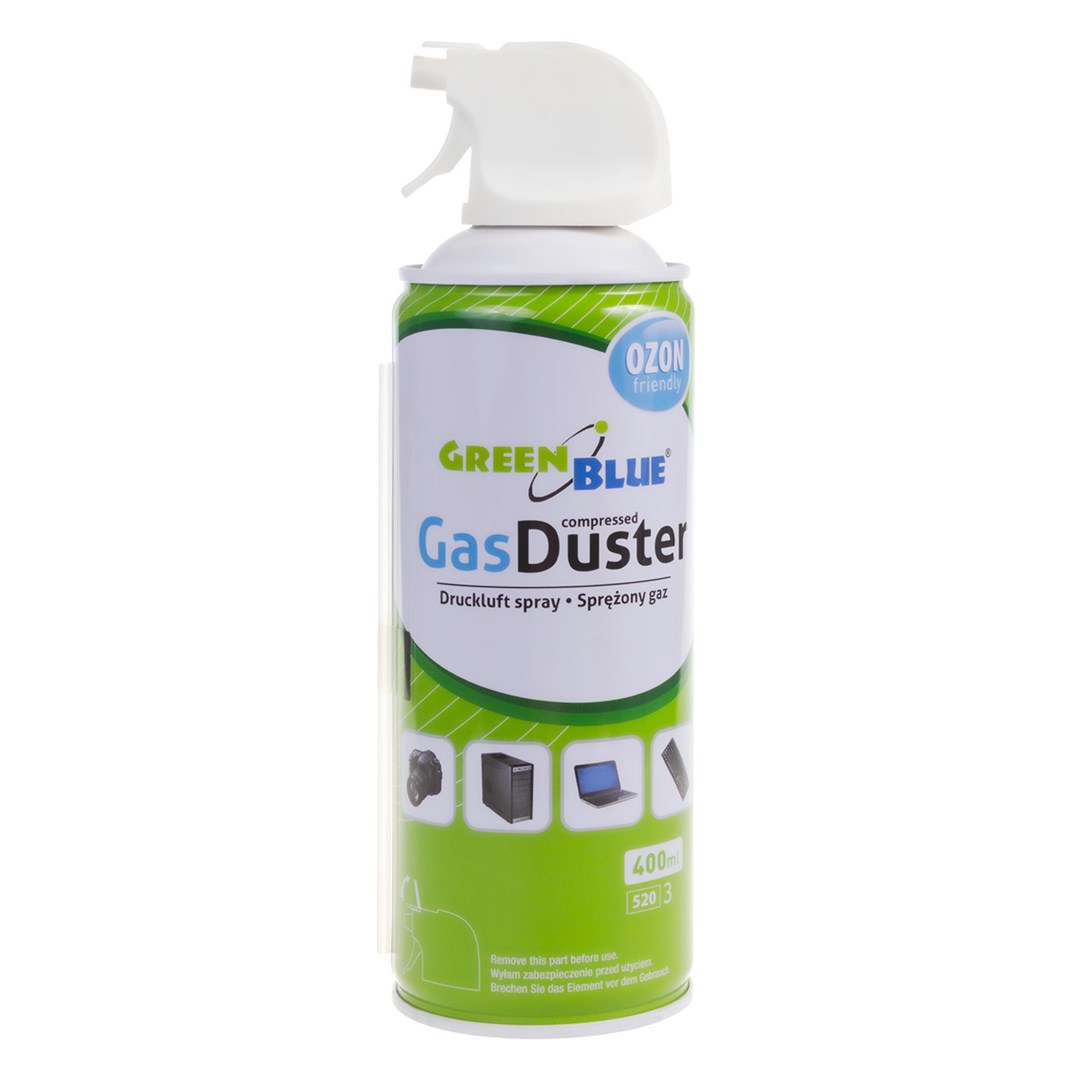 Compressed air GREENBLUE GB400 (400ml, pistol atomizer, pistol spray)-1