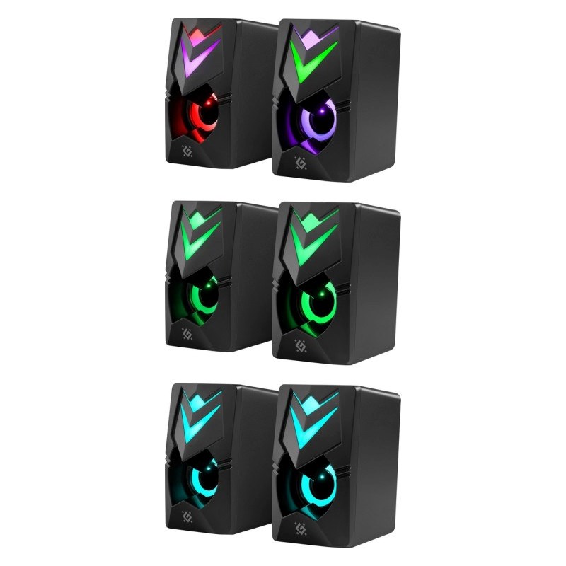 Zvučnici 2.0 DEFENDER J4 2.0 6W LED USB crni-8