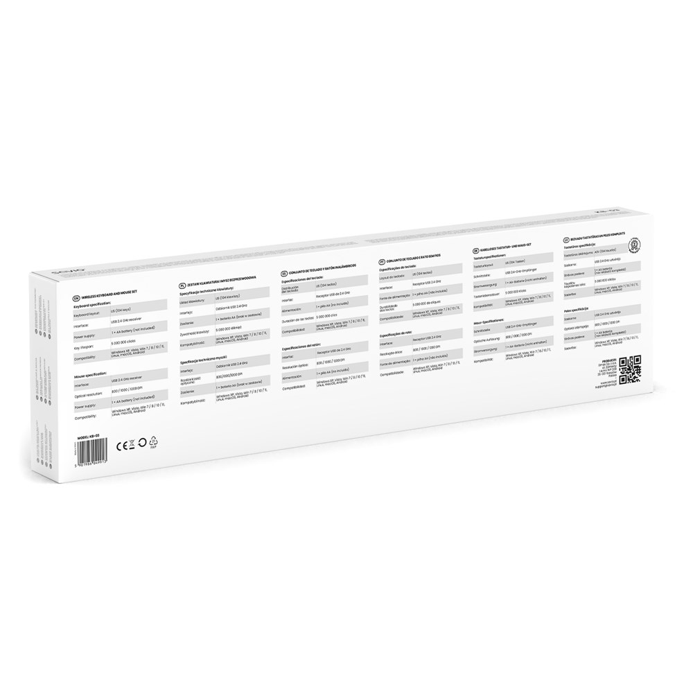 Tipkovnica SAVIO KB-04 USB QWERTY UK International crna boja – internacionalna non HR tipkovnica-6