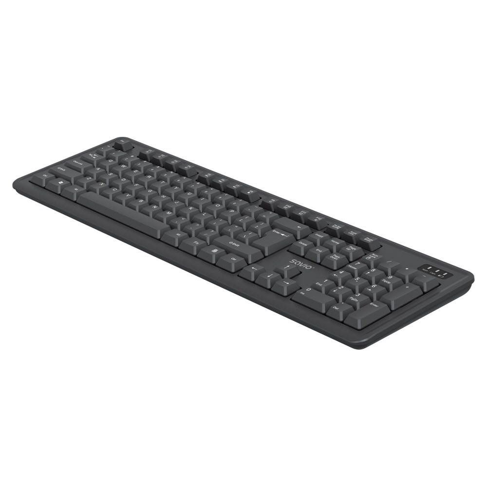 Tipkovnica SAVIO KB-04 USB QWERTY UK International crna boja – internacionalna non HR tipkovnica-2