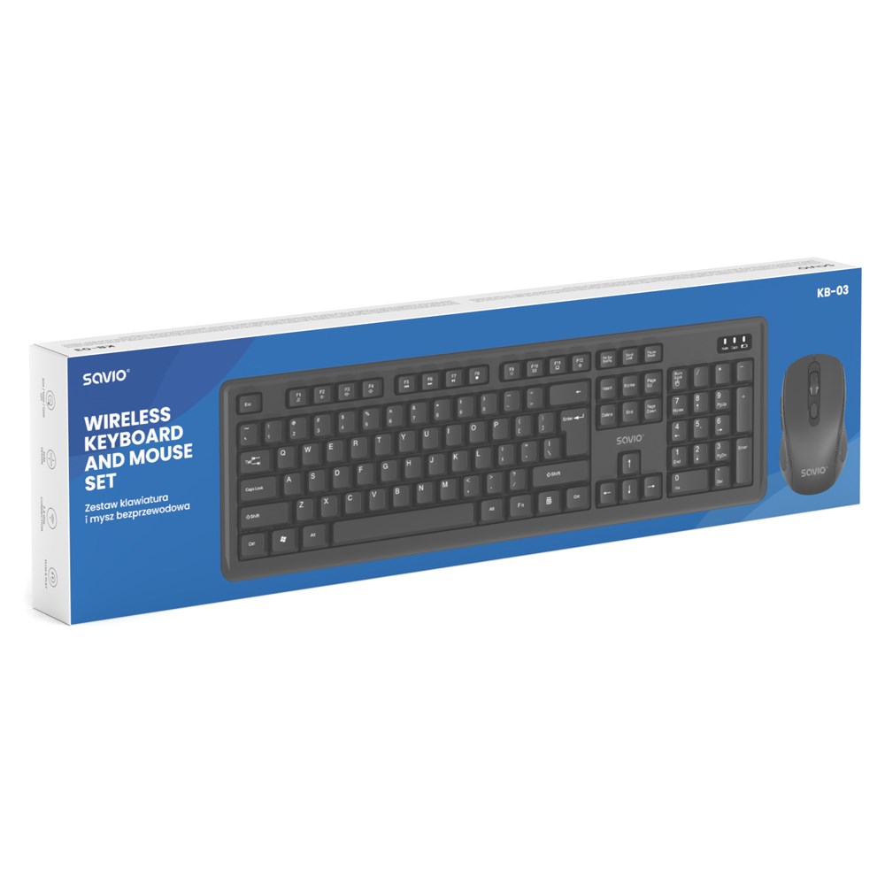 Tipkovnica SAVIO KB-04 USB QWERTY UK International crna boja – internacionalna non HR tipkovnica-5