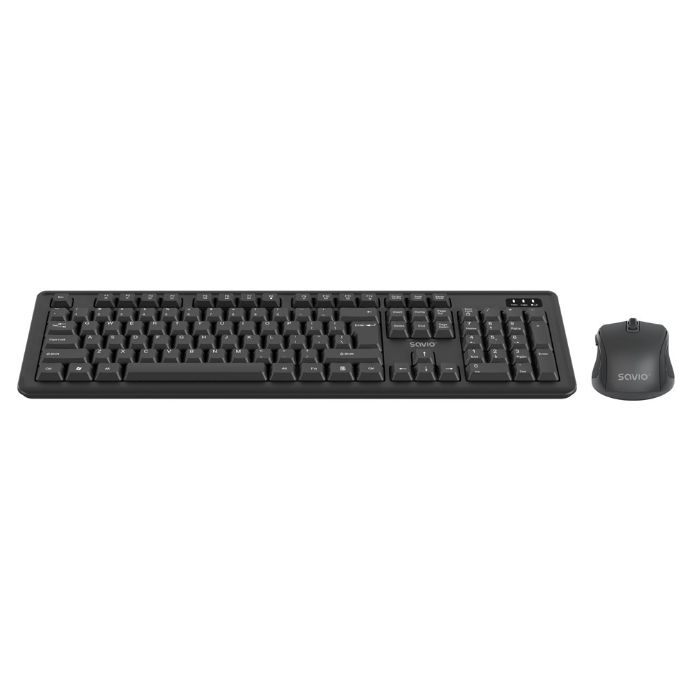 Tipkovnica SAVIO KB-04 USB QWERTY UK International crna boja – internacionalna non HR tipkovnica-1