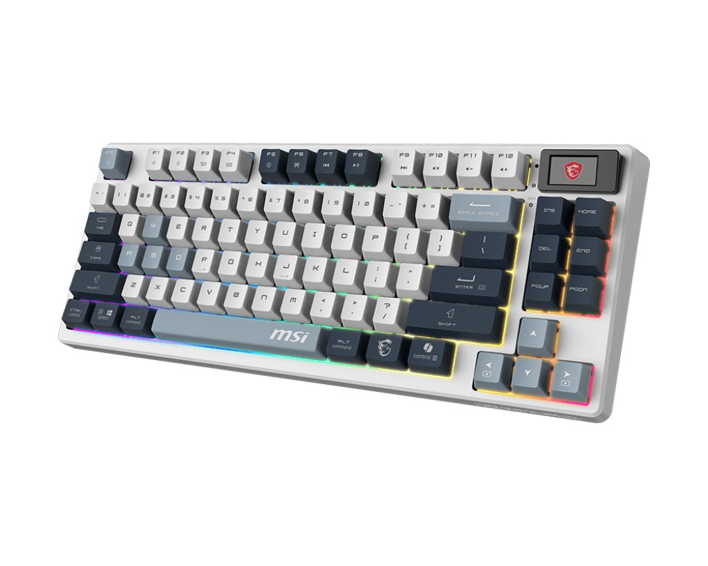 MSI Vigor GK600 TKL Wireless SKY mehanička gaming tipkovnica (Kailh Blue, UK layout, RGB, PBT)-2