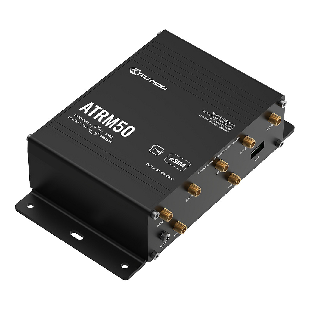 5G Router TELTONIKA ATRM50 (Dual SIM, M12 konektori, EN 50155 certifikat)-6