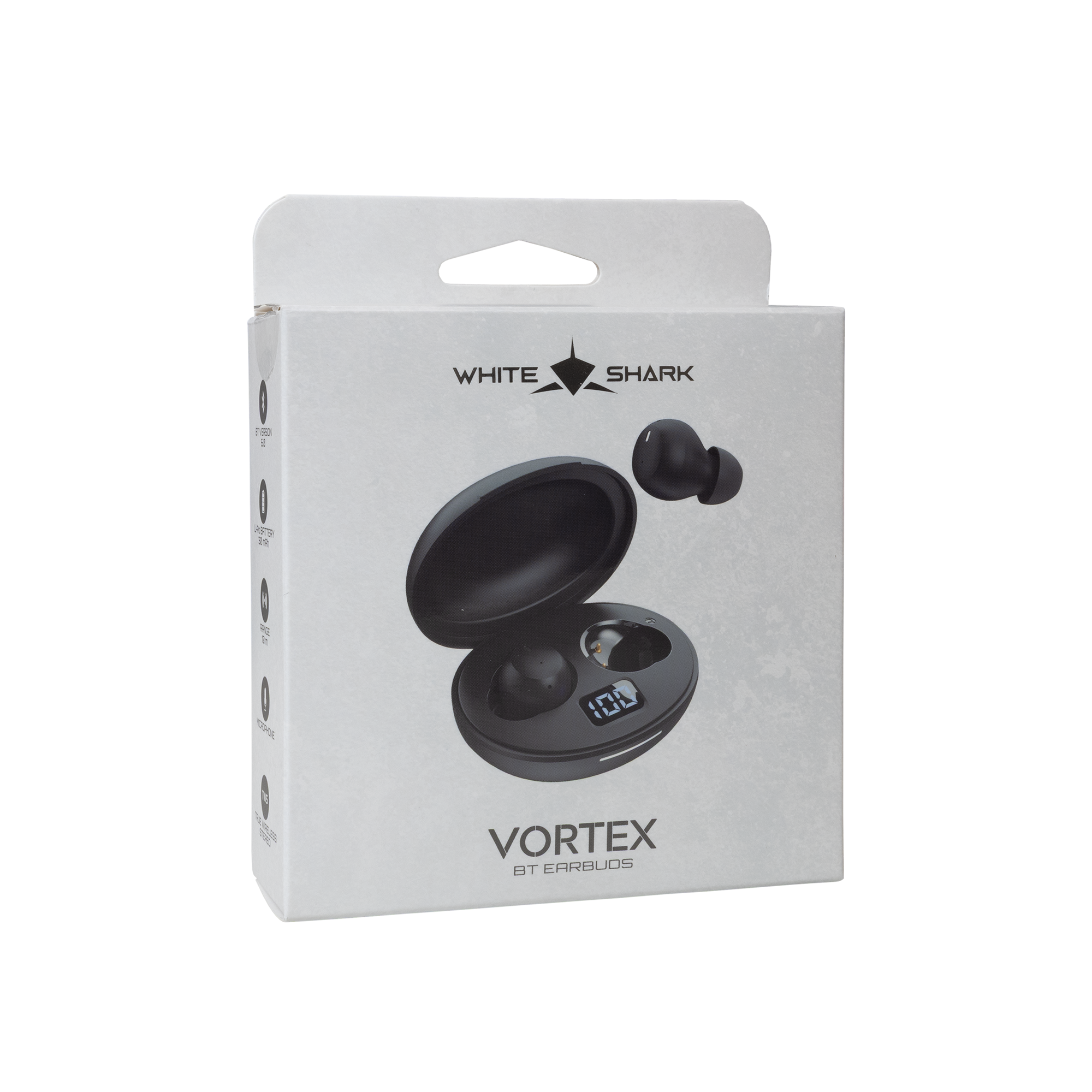 Slušalice WHITE SHARK EARBUDS GEB-TWS-02 VORTEX Black-6