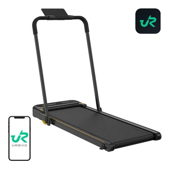 Traka za trčanje UREVO Strol 2E 2-in-1 Treadmill Black