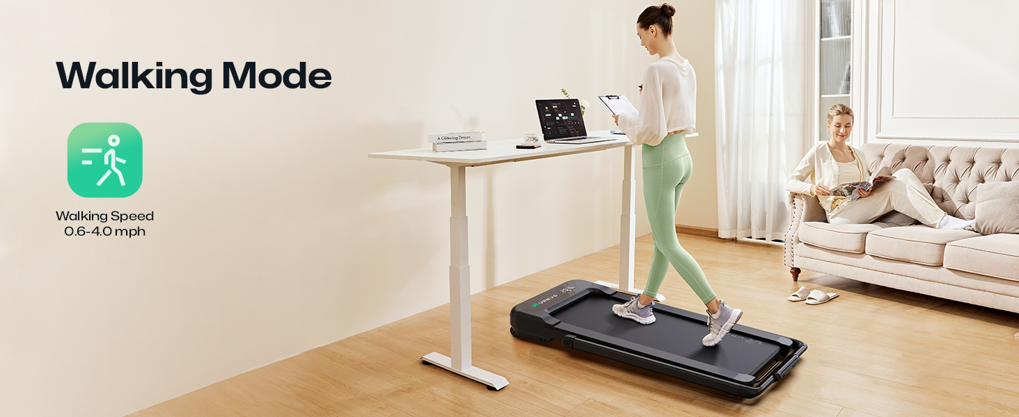Traka za trčanje UREVO Strol 2S PRO Smart 2-in-1 Walking&Running treadmill Black-4