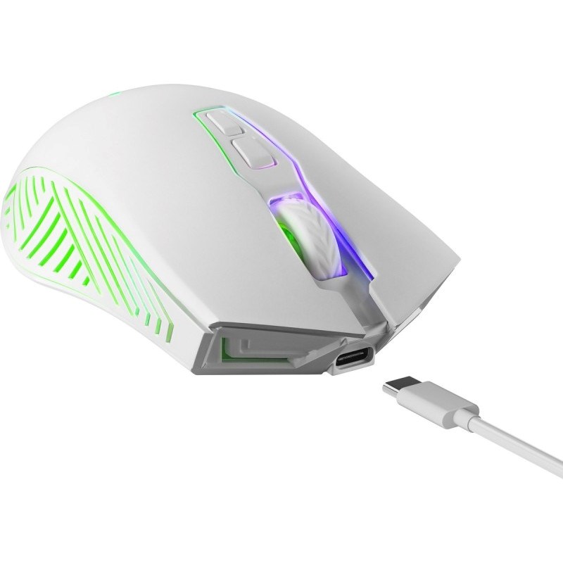 Miš DEFENDER Pandora RF (bežični, bijeli, 3200dpi, 7 tipki)-2