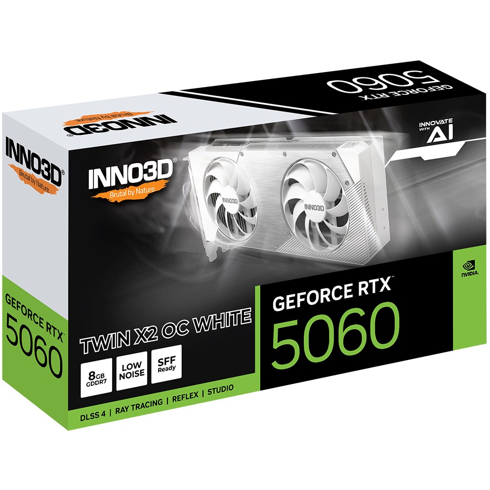Grafička kartica INNO3D GeForce RTX 5060 Twin X2 OC (NVIDIA, 8 GB GDDR7)-1