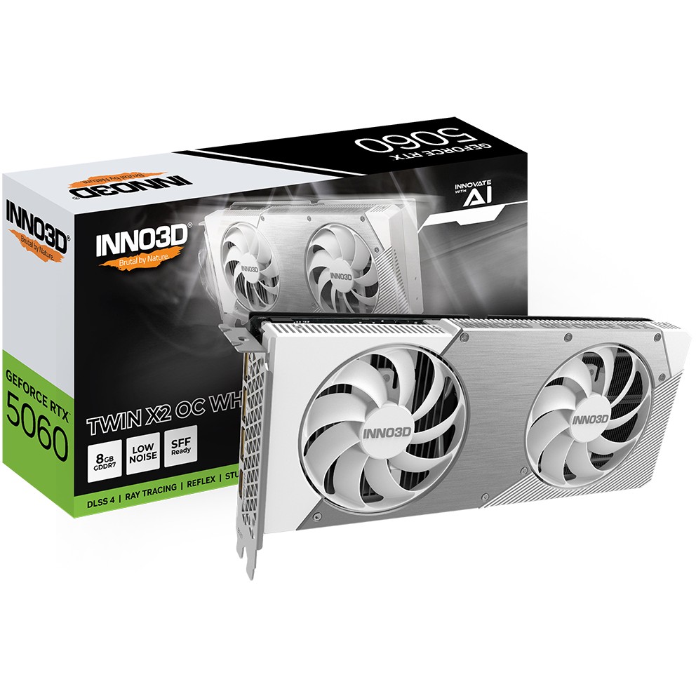 Grafička kartica INNO3D GeForce RTX 5060 Twin X2 OC (NVIDIA, 8 GB GDDR7)-2
