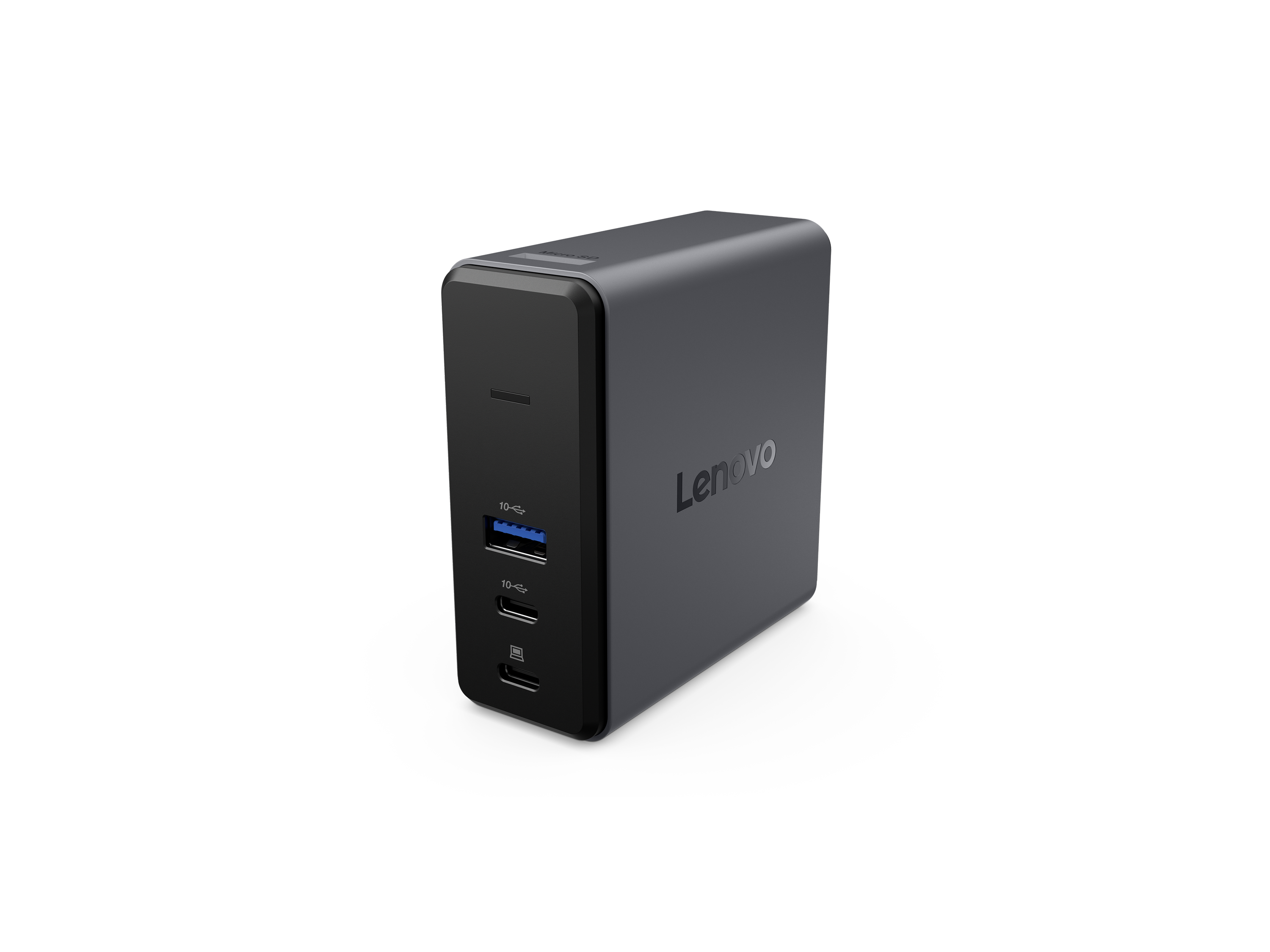 Lenovo X9 Charging GaN Dock (Wired, USB 3.2 Gen 2, Type-C, Grey)-7