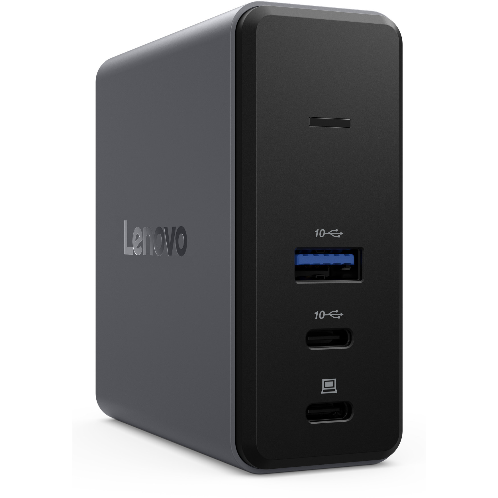 Lenovo X9 Charging GaN Dock (Wired, USB 3.2 Gen 2, Type-C, Grey)-1