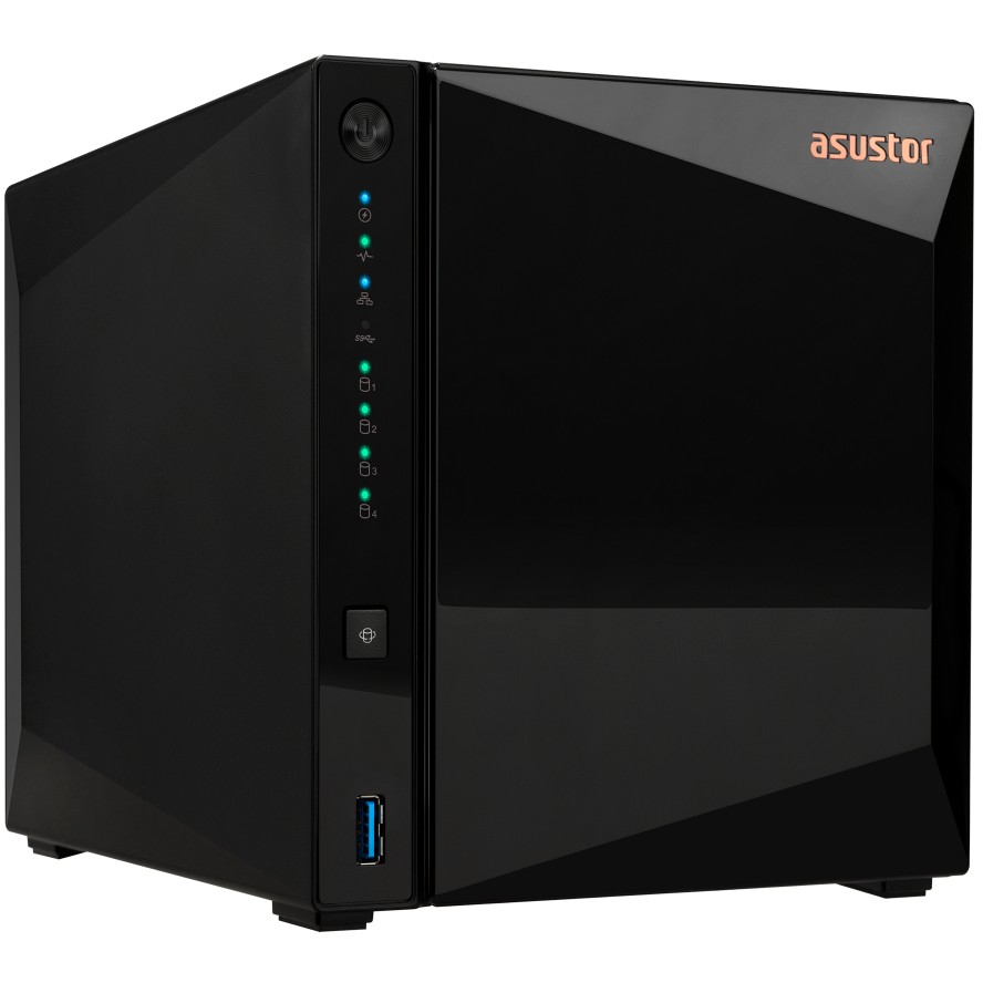 NAS Asustor DRIVESTOR 4 Pro Gen2 AS3304T V2 (Realtek RTD1619B, 2 GB DDR4, crna boja)-1