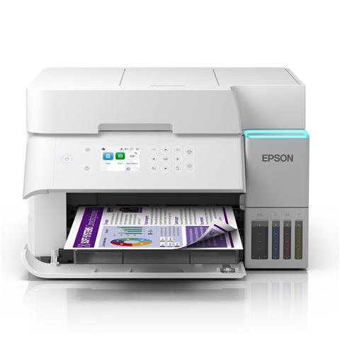Pisač MFP EPSON L6376 (bijeli, 33 spm, 20 spm, 4800x1200, PCL 6, 250 list, tip skenera AFD, duplex da)