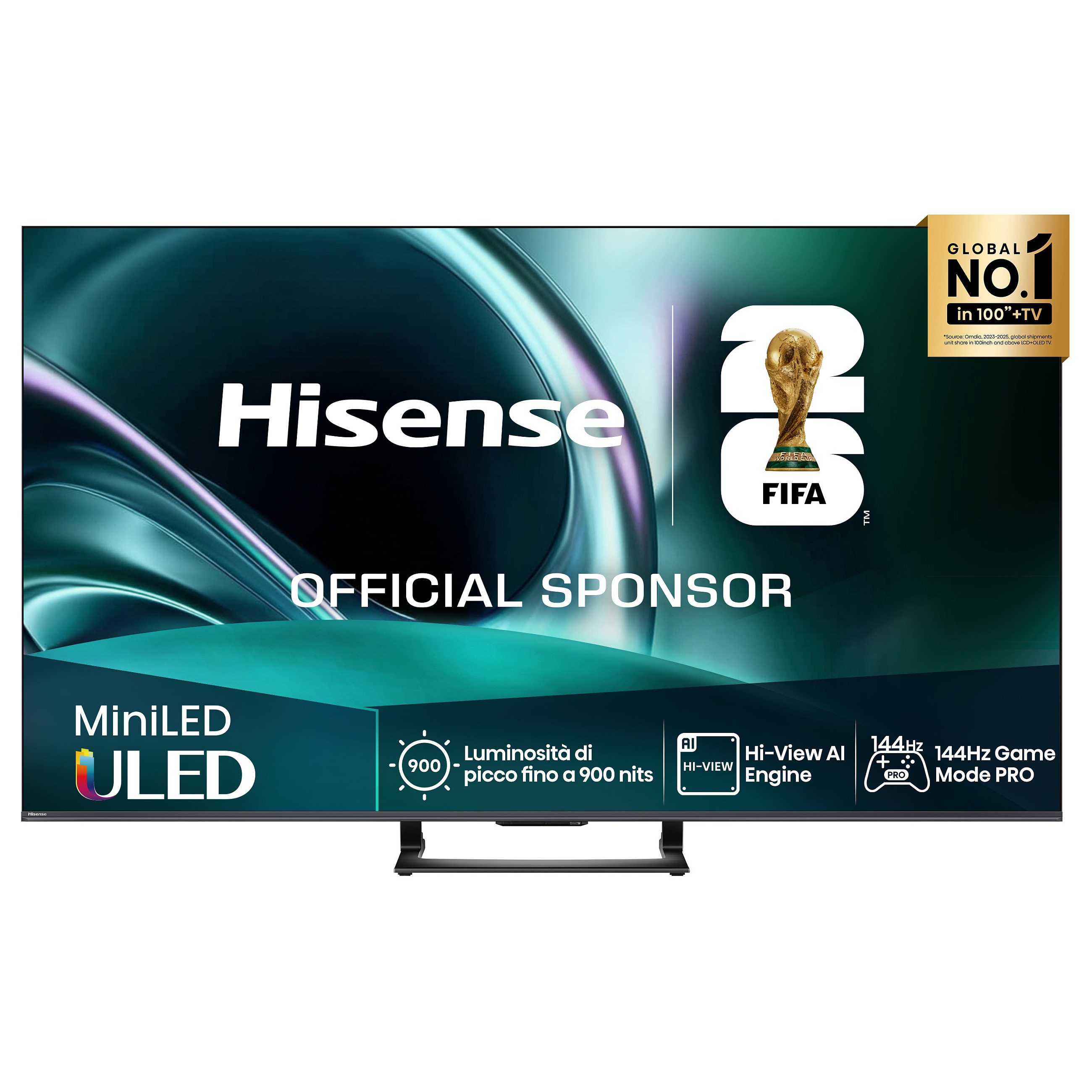 TV HISENSE Mini‑LED + QLED 65U7Q VIDAA TV (165.1 cm, 4K Ultra HD, HDR10+, Dolby Vision, Dolby Atmos, Smart TV)-21