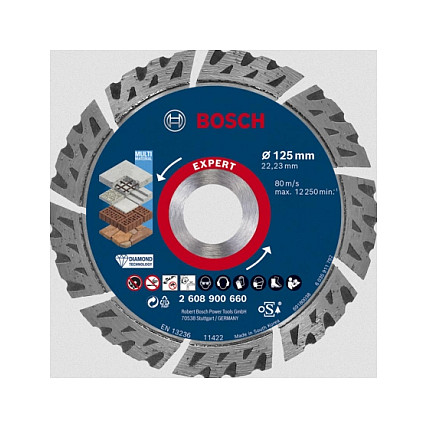 List kružne pile BOSCH Expert for Wood 125x20mm 24T (2 608 900 660)