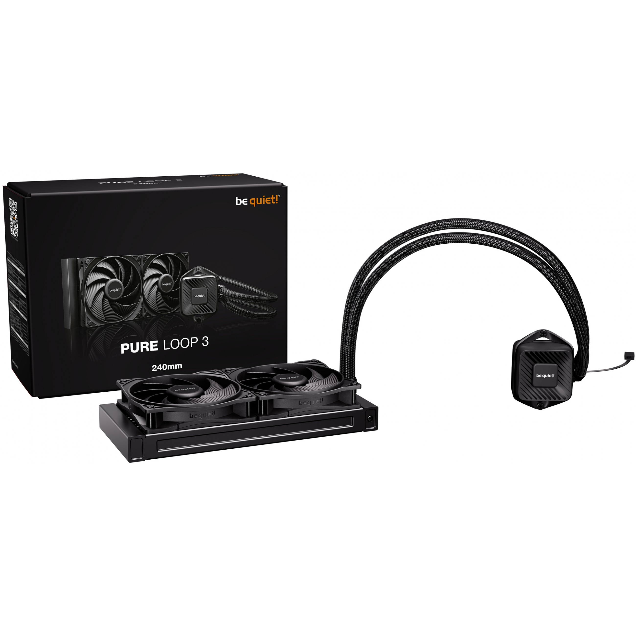 Vodeno hlađenje BE QUIET! PURE LOOP 3 (120mm, crna boja)-1