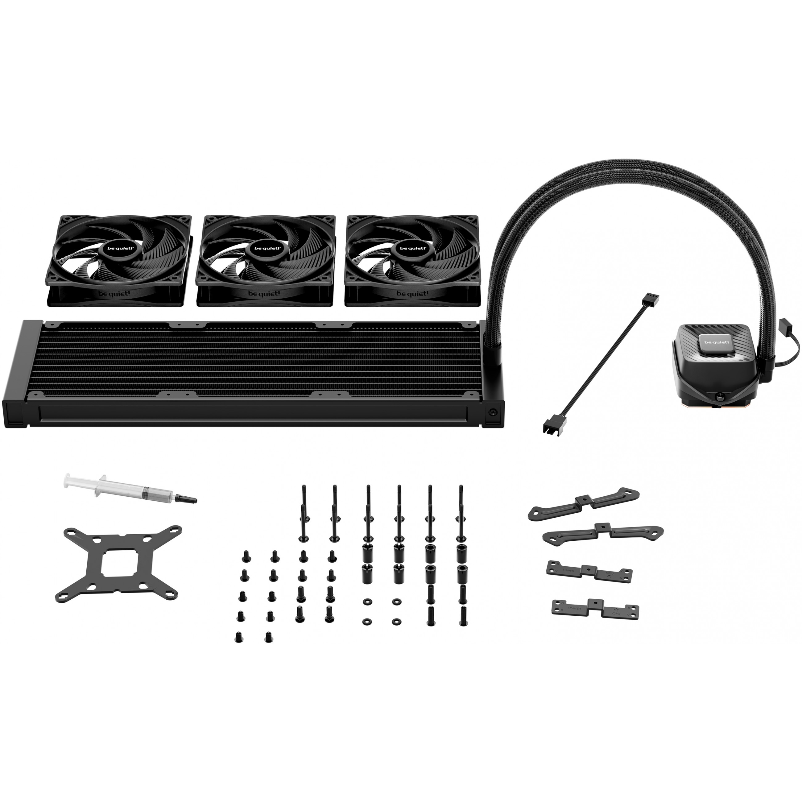 Hladnjak za procesor BE QUIET! PURE LOOP 3 (All-in-one liquid cooler, 12 cm, crni, 1 komad)-2