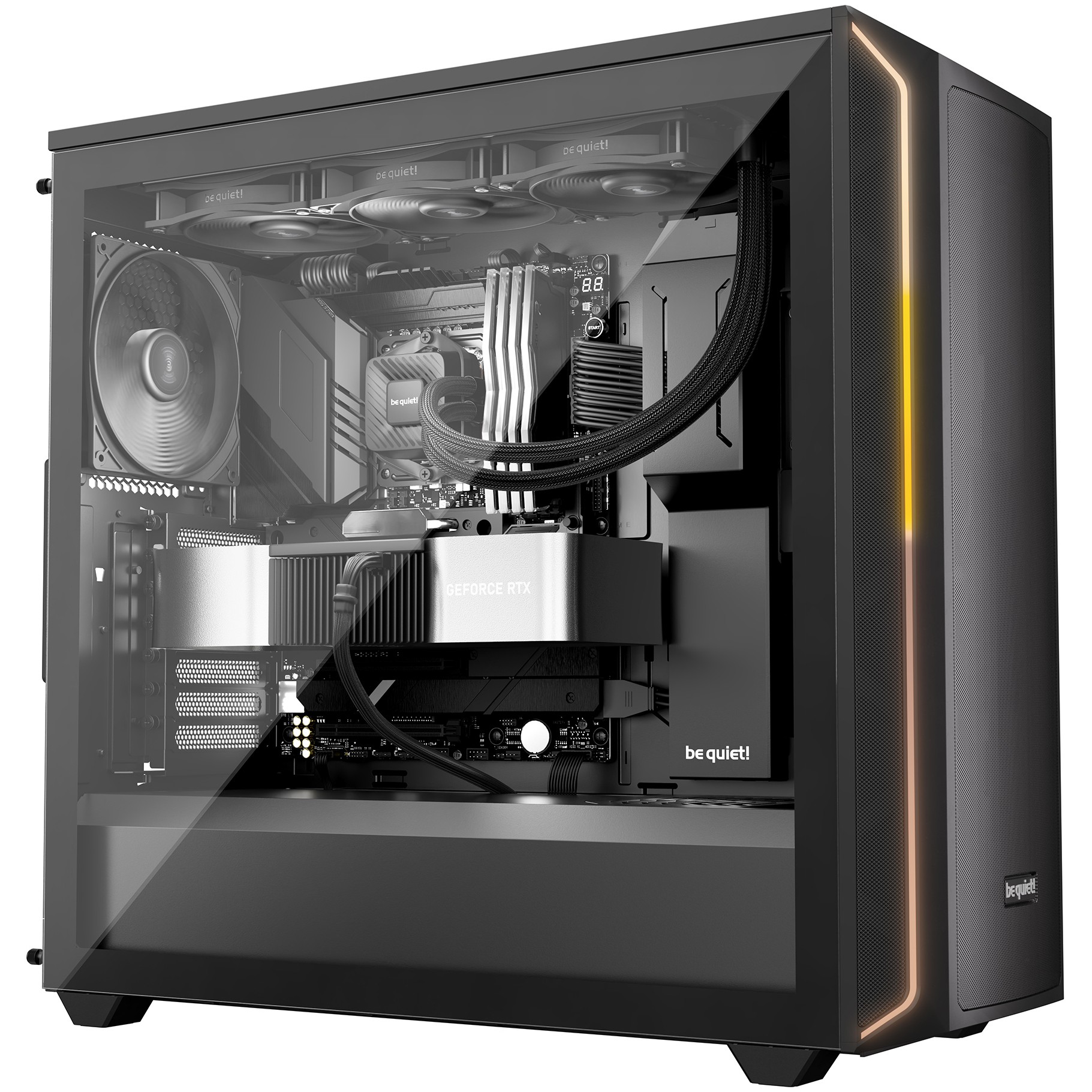 Hladnjak za procesor BE QUIET! PURE LOOP 3 (All-in-one liquid cooler, 12 cm, crni, 1 komad)-4