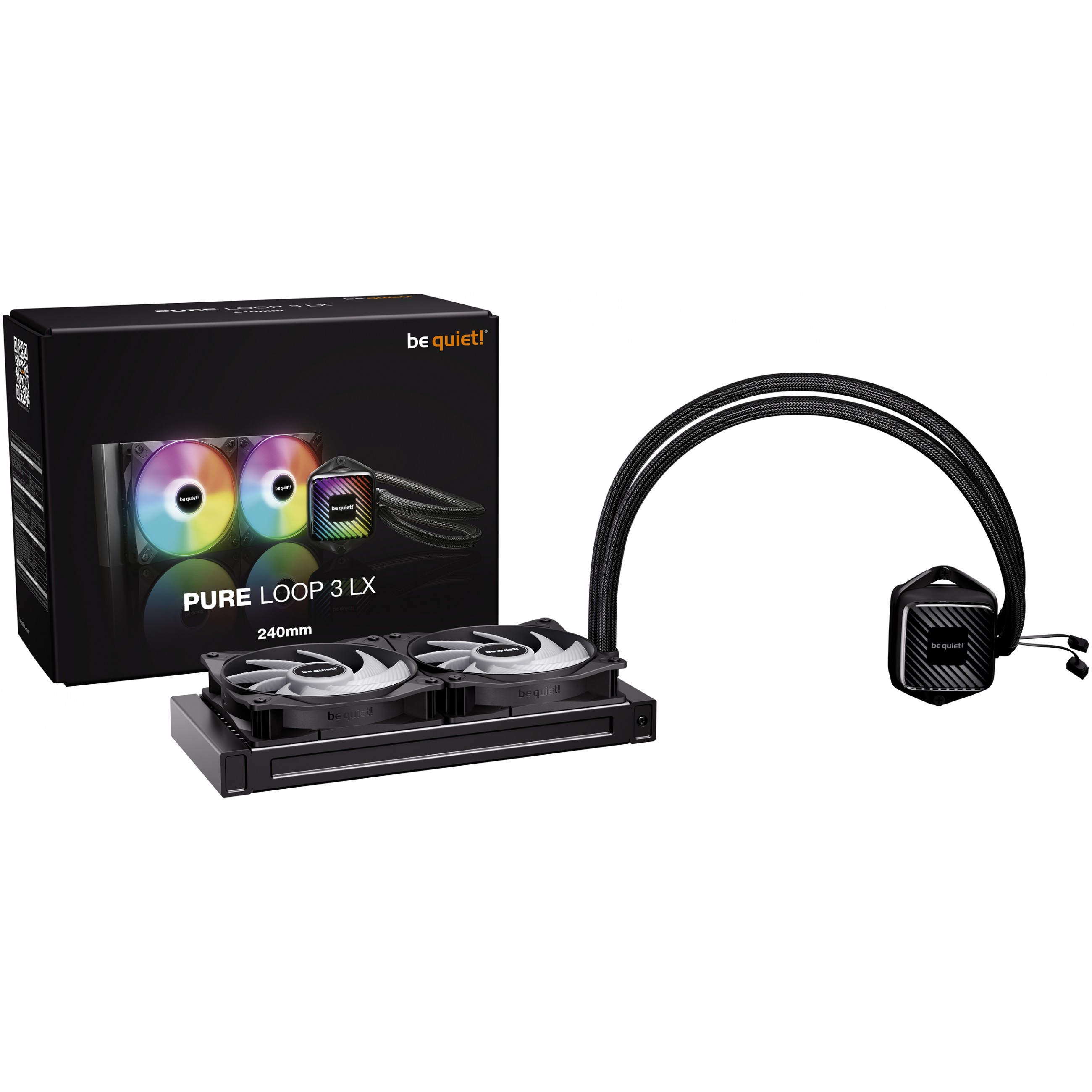 Vodeno hlađenje BE QUIET! PURE LOOP 3 LX (120mm, crna boja)-1