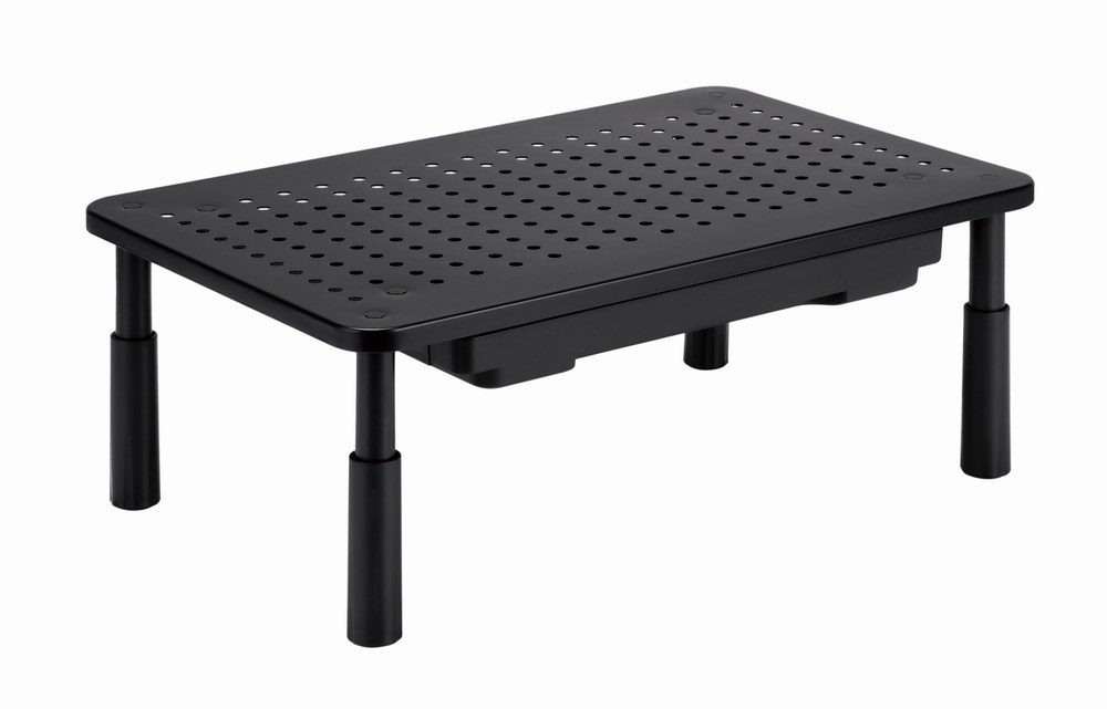 Stalak za monitor GEMBIRD s podesivom visinom i ladicom-0