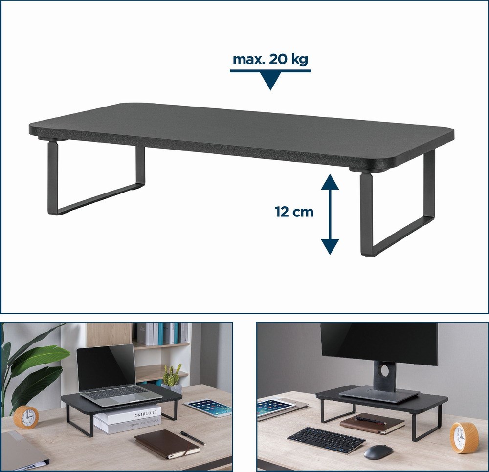Stalak za monitor GEMBIRD MS-TABLE-03 (za stol, crna boja)-0