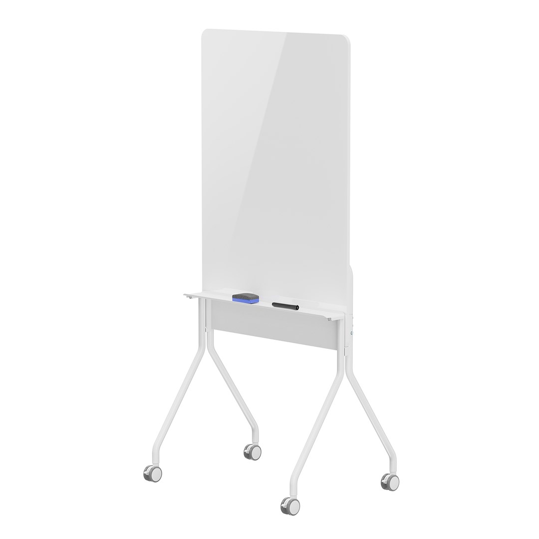 Ploča za pisanje ERGO OFFICE ER-305 (mobilna, suho brisanje, vertikalna orijentacija, bijela, jednostrana, s policom, dimenzije ploče 1190x790mm)-2