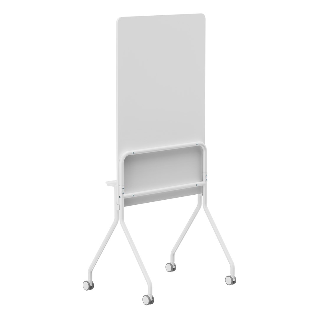 Ploča za pisanje ERGO OFFICE ER-305 (mobilna, suho brisanje, vertikalna orijentacija, bijela, jednostrana, s policom, dimenzije ploče 1190x790mm)-1