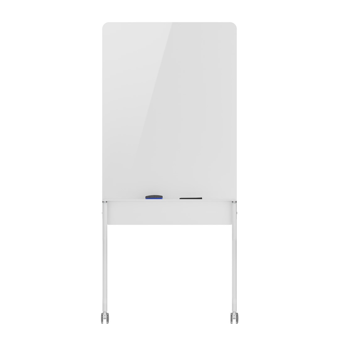 Ploča za pisanje ERGO OFFICE ER-305 (mobilna, suho brisanje, vertikalna orijentacija, bijela, jednostrana, s policom, dimenzije ploče 1190x790mm)-3
