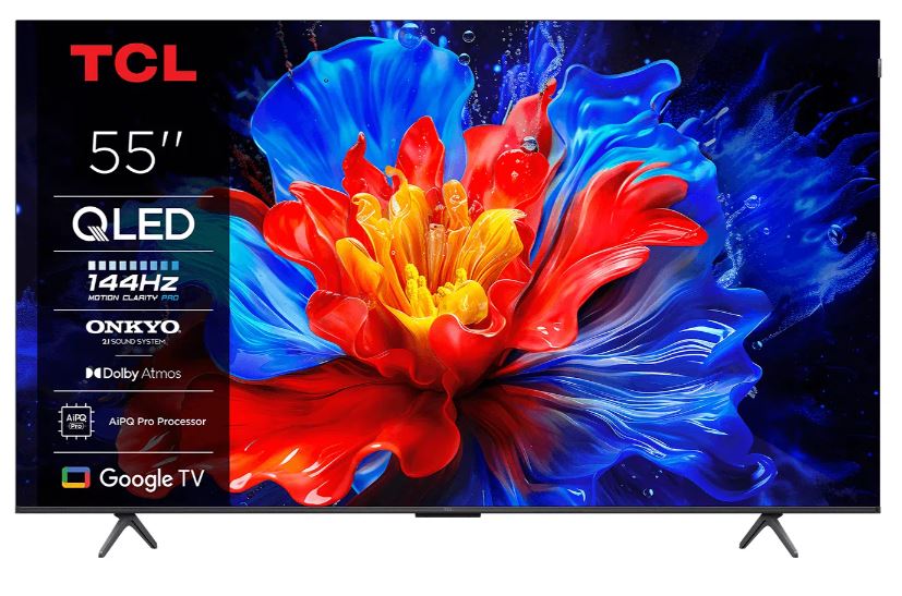 TV TCL QLED 55P8K Google TV (139 cm, 4K UHD, HDR10+, Dolby Atmos, Smart TV)-0