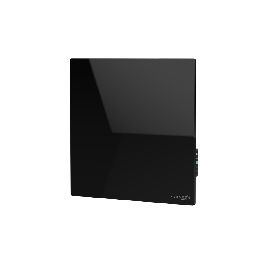 Grijalica AENO AGH0012S (500W, 50x50 cm, staklo otporno na temperaturu, infracrveno i konvekcijsko grijanje, LED zaslon, crna)-0