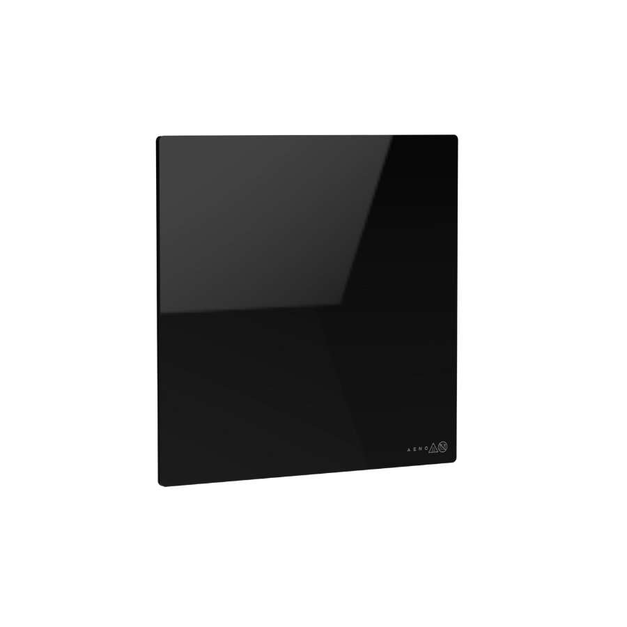 Grijalica AENO AGH0012S (500W, 50x50 cm, staklo otporno na temperaturu, infracrveno i konvekcijsko grijanje, LED zaslon, crna)-2