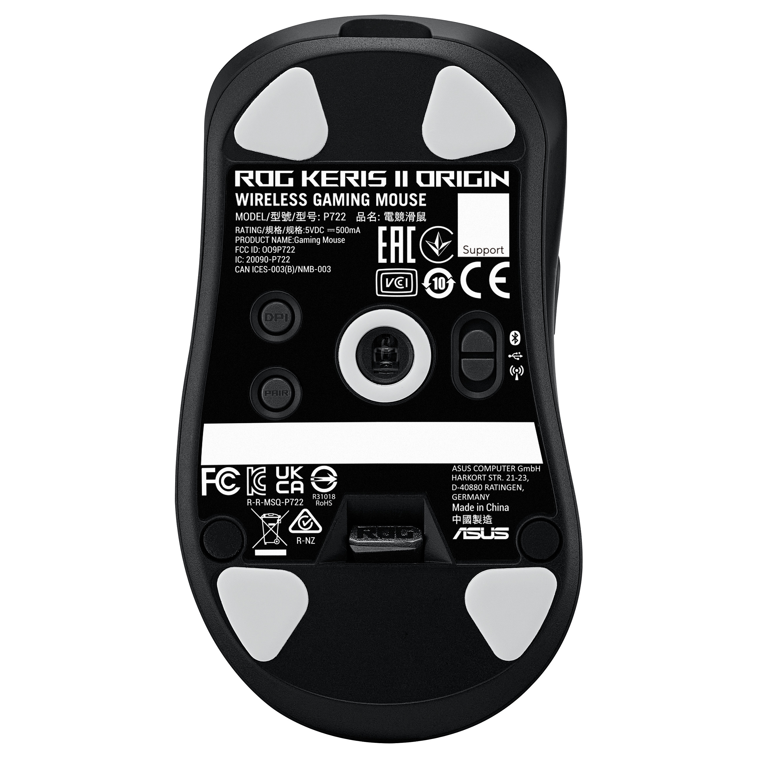 Miš ASUS ROG KERIS II ORIGIN crna-2