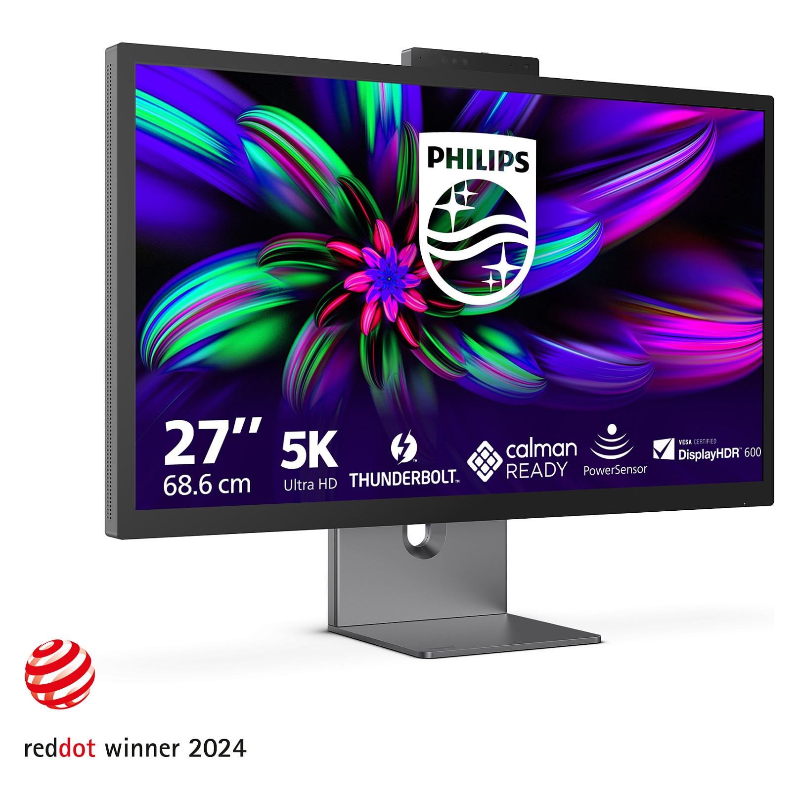Monitor PHILIPS 27E3U7903 27" 5K HDMI2.1 TB4 RJ45 cam-2