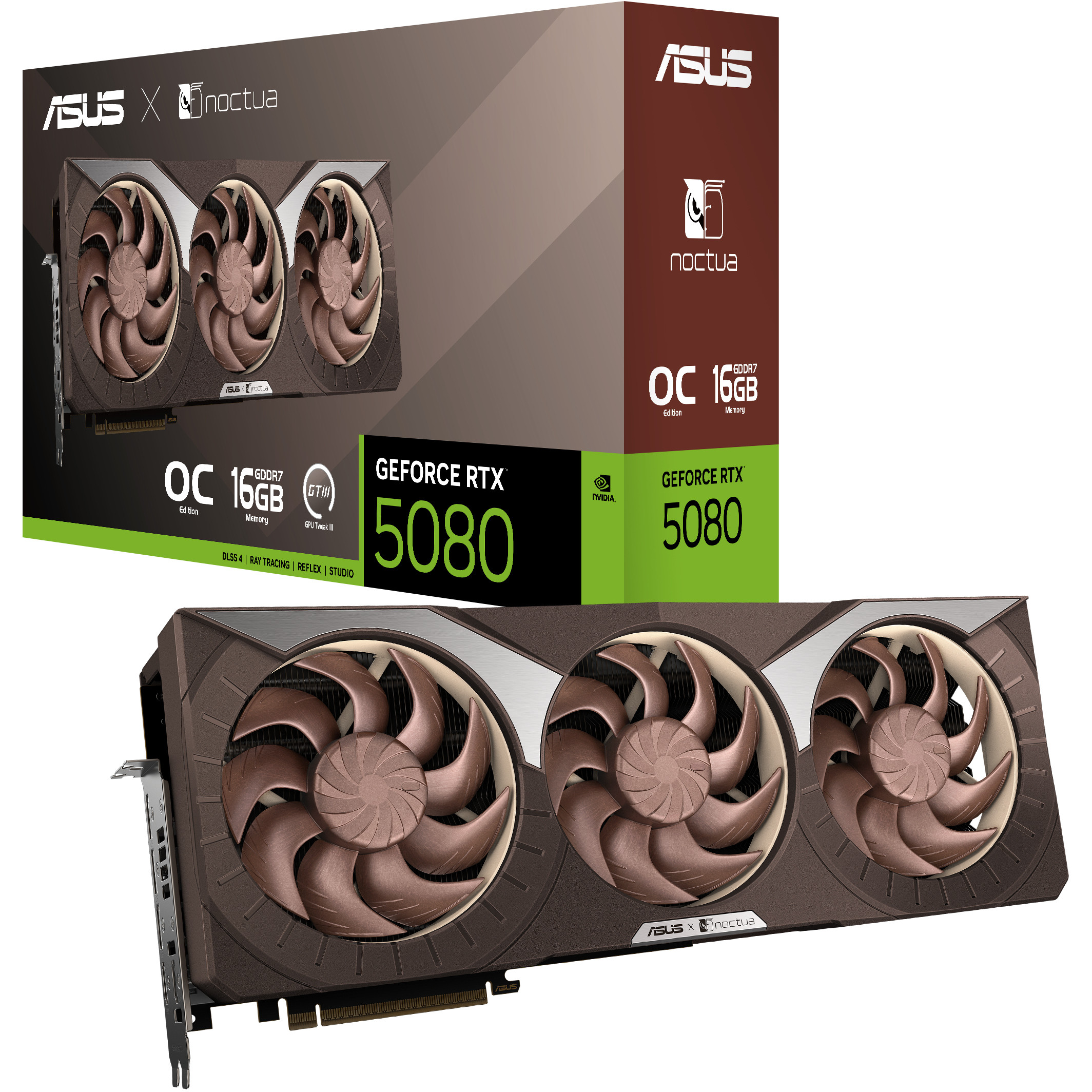 Grafička kartica ASUS RTX5080-O16G-NOCTUA (NVIDIA GeForce RTX 5080, 16 GB GDDR7)-14