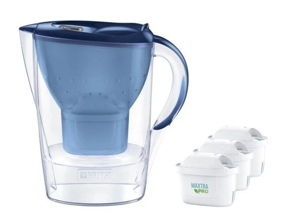 Filter bokal BRITA Marella+3 Maxtra Pro PP (2.4 l; plava)-2