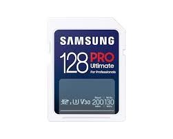 Memorijska kartica SAMSUNG PRO Ultimate MB-SY128S/WW, SD 128GB, brzina čitanja 200 Mb/s, brzina pisanja 130 Mb/s, Klasa 10, U3, V30-0