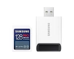 Memorijska kartica SD SAMSUNG PRO Ultimate (128GB, 200/130 MB/s, U3, V30, + USB čitač)-0
