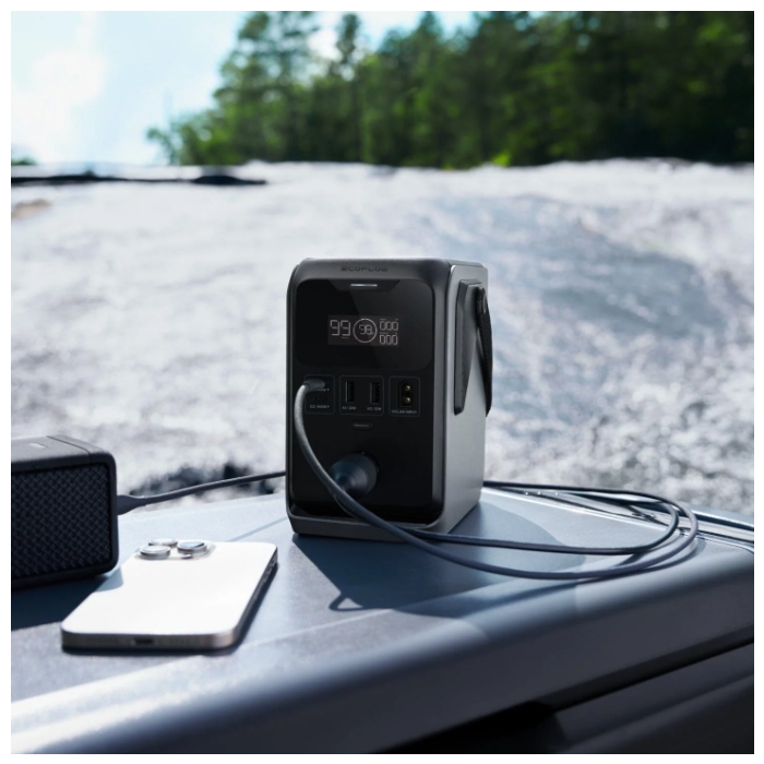 Prijenosna postaja za napajanje ECOFLOW Trail 300 DC (kapacitet 288 Wh, izlazna snaga 300 W, USB-C, USB-A, 12 V DC, LiFePO₄ baterija)-2