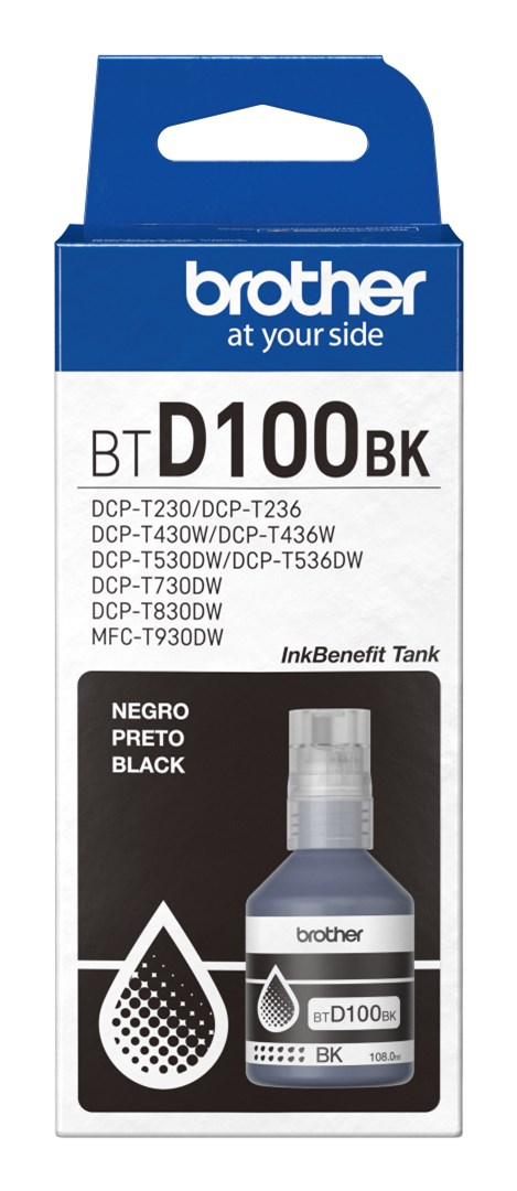Punjenje tinte za printer BROTHER BTD100BK (Original)-1
