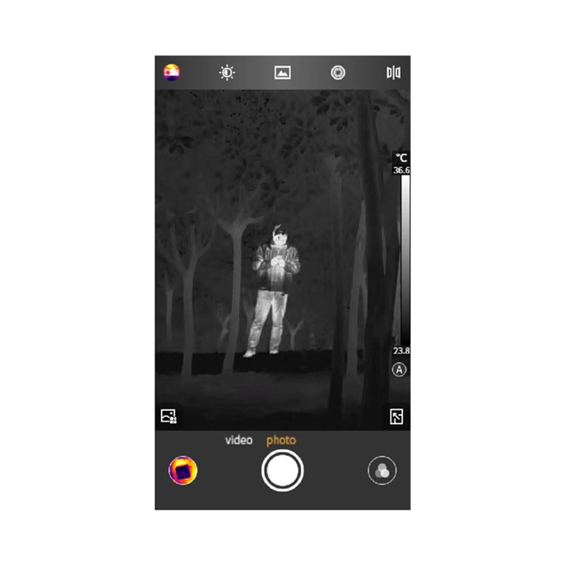 Termovizijska kamera GUIDE SENSMART M2SA (Grafit, 256 x 192 piksela)-5