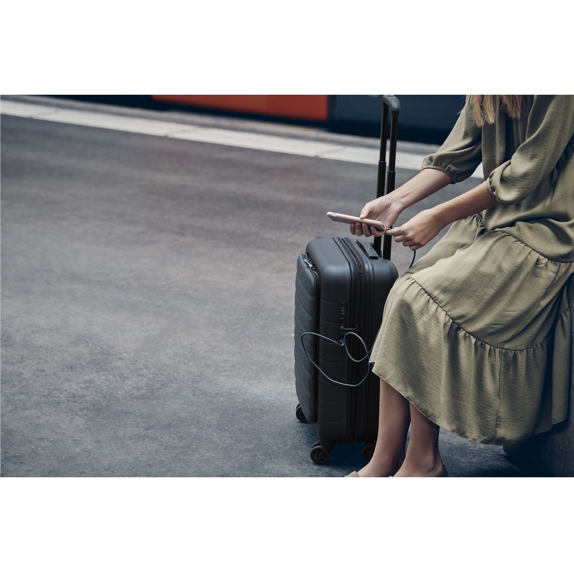 Wenger Syntry Carry-On suitcase, gray heather-2