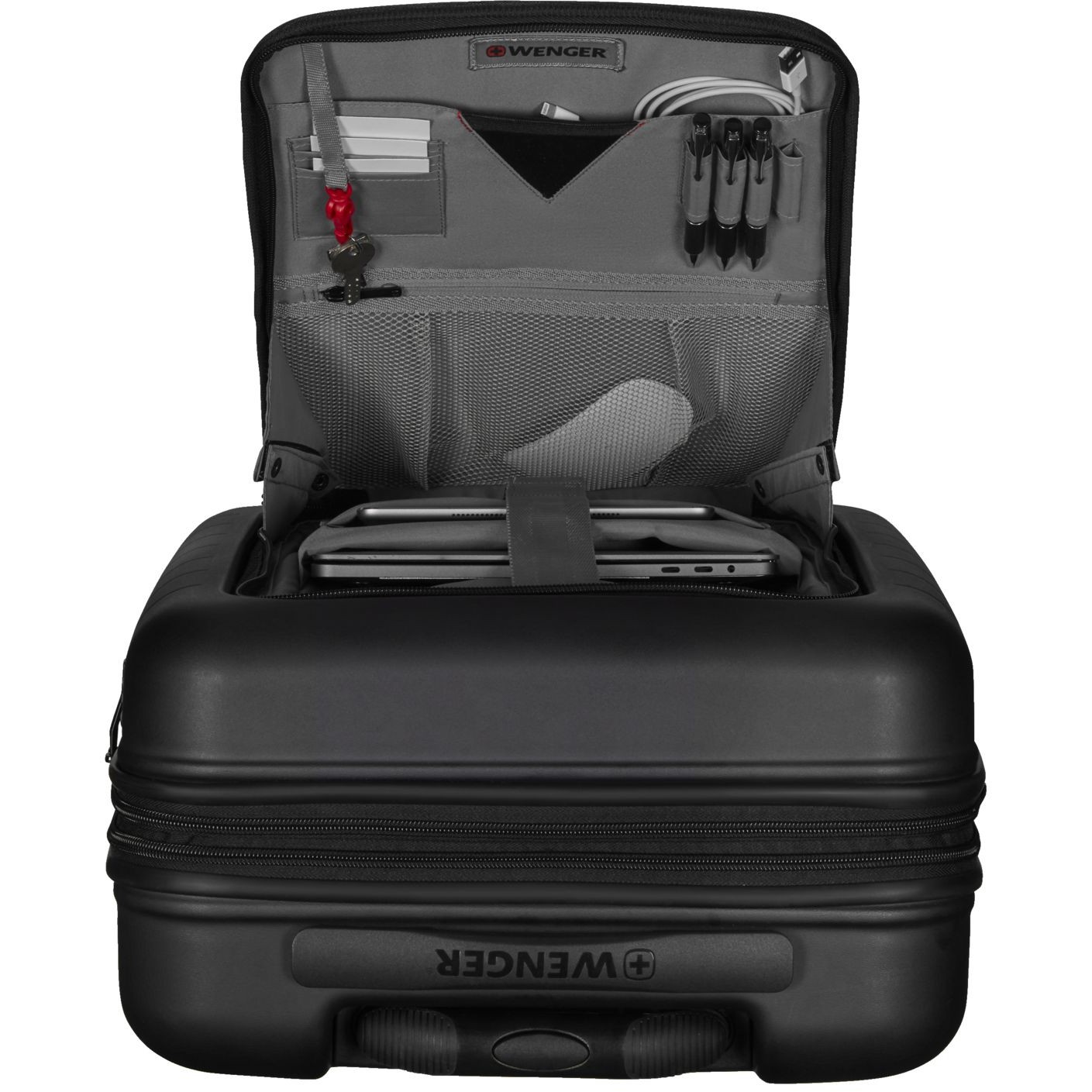 Wenger Syntry Carry-On suitcase, gray heather-12