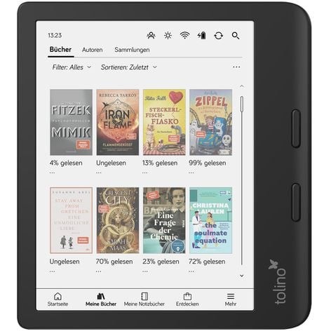 E-book reader TOLINO 4016621130183 Touchscreen Wi-Fi crna boja