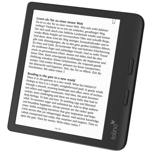 E-book reader TOLINO 4016621130183 Touchscreen Wi-Fi crna boja-7