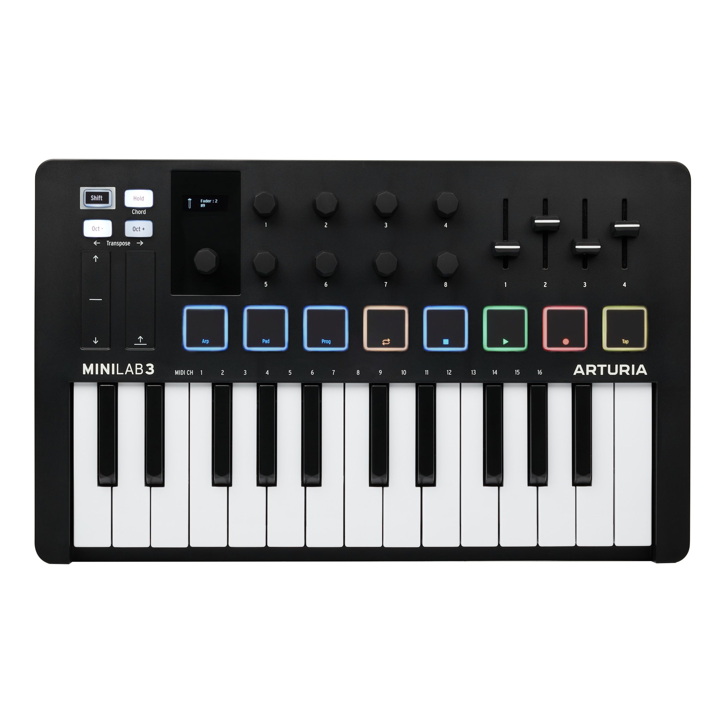 MIDI kontroler ARTURIA MiniLab 3 Black-1